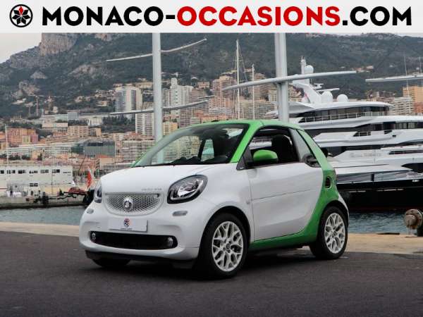 smart-Fortwo Cabriolet-Electrique 82ch passion-Occasion Monaco