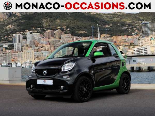 smart-Fortwo Cabriolet-Electrique 82ch prime-Occasion Monaco
