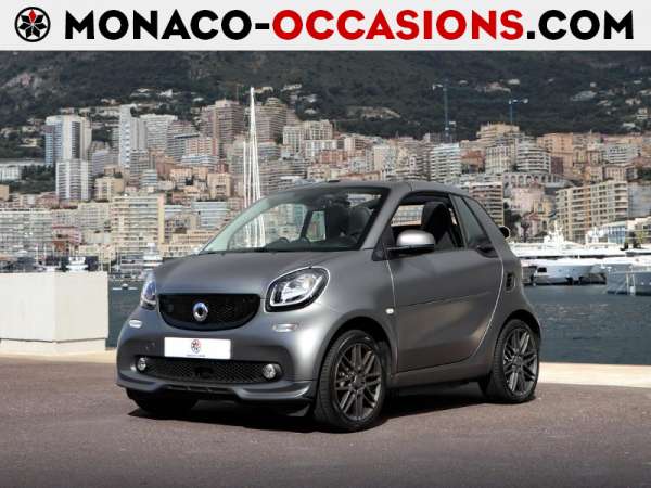 smart-Fortwo Cabriolet-Electrique 82ch Brabus style-Occasion Monaco