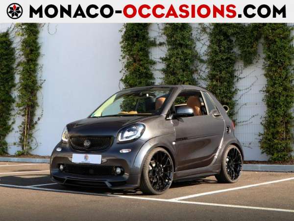 smart-Fortwo Cabriolet-Electrique Ultimate E Shadow-Occasion Monaco
