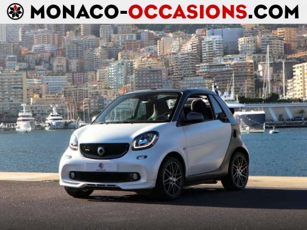 smart-Fortwo Cabriolet-109ch Brabus twinamic-Occasion Monaco