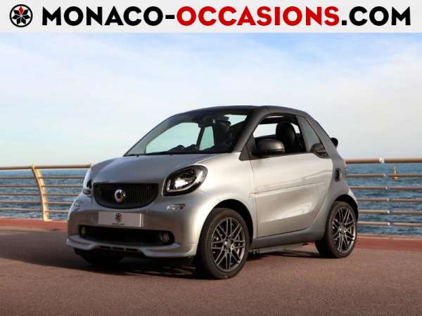 smart-Fortwo Cabriolet-Electrique 82ch Brabus style-Occasion Monaco
