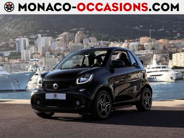 smart-Fortwo Cabriolet-Electrique 82ch prime-Occasion Monaco