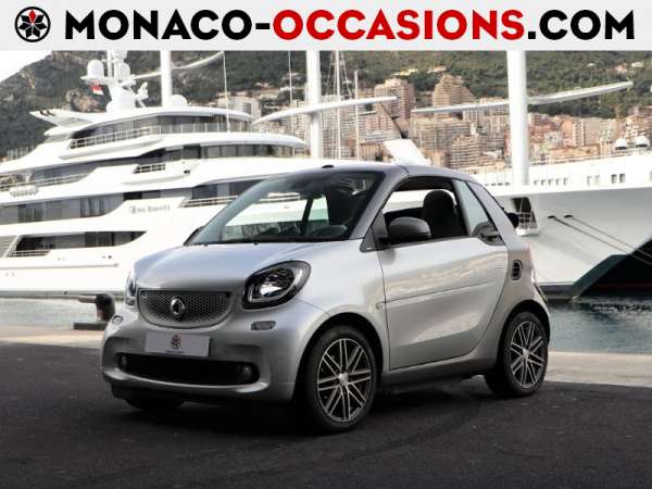 smart-Fortwo Cabriolet-Electrique 82ch prime-Occasion Monaco