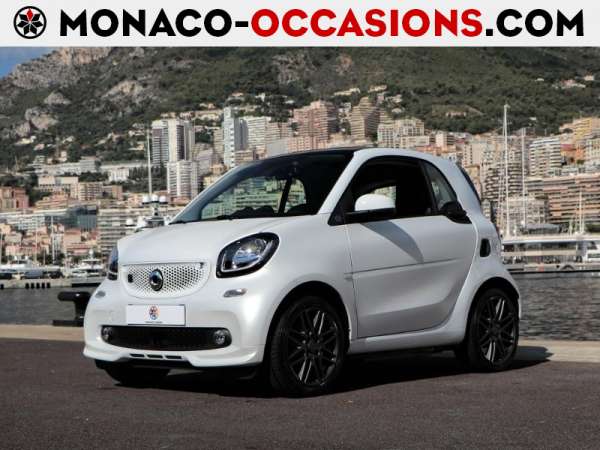 smart-Fortwo Coupe-Electrique 82ch Brabus style-Occasion Monaco